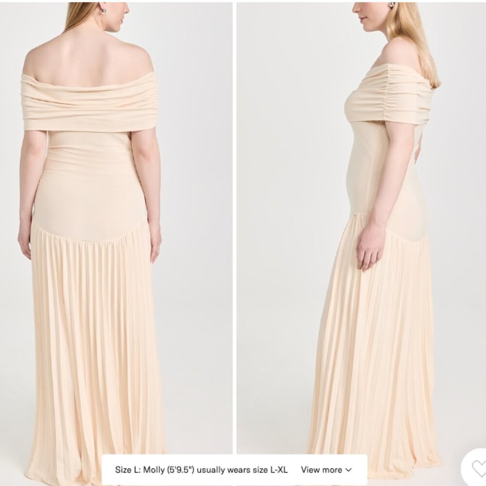 Lioness Field of Dreams Maxi Dress in Oatmeal Size XXL US 14